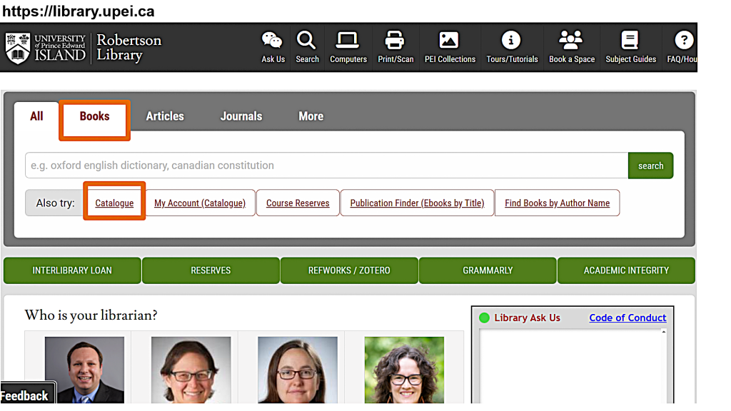 Library Catalogue Tutorial Script | ROBERTSON LIBRARY