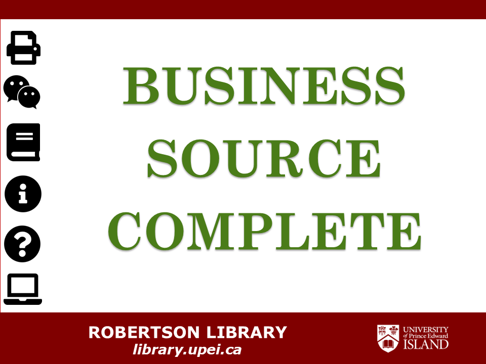 Business Source Complete title slide